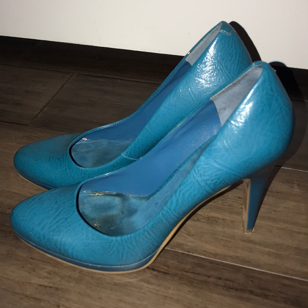 Blue Nine West heels